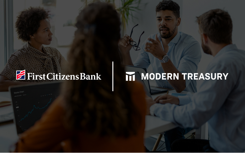 First Citizens Bank | Modern Treasury logos