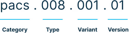 Diagram of pacs numeric code structure